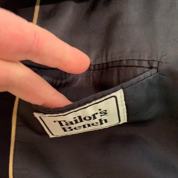 Tailor's Bench Navy Wool Suit Coat - Picture 7 of 16